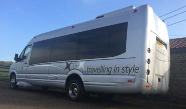 Our Minibus is Spacious and Luxurious and comes with a driver