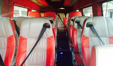 Travel in safey with our modern 16 seater minibus available for Private Hire